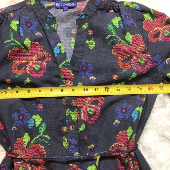 Tuckernuck Ro’s Garden Poplin Ines Anthropologie Dress Floral Edit Cotton XS S M - Picture 10 of 13